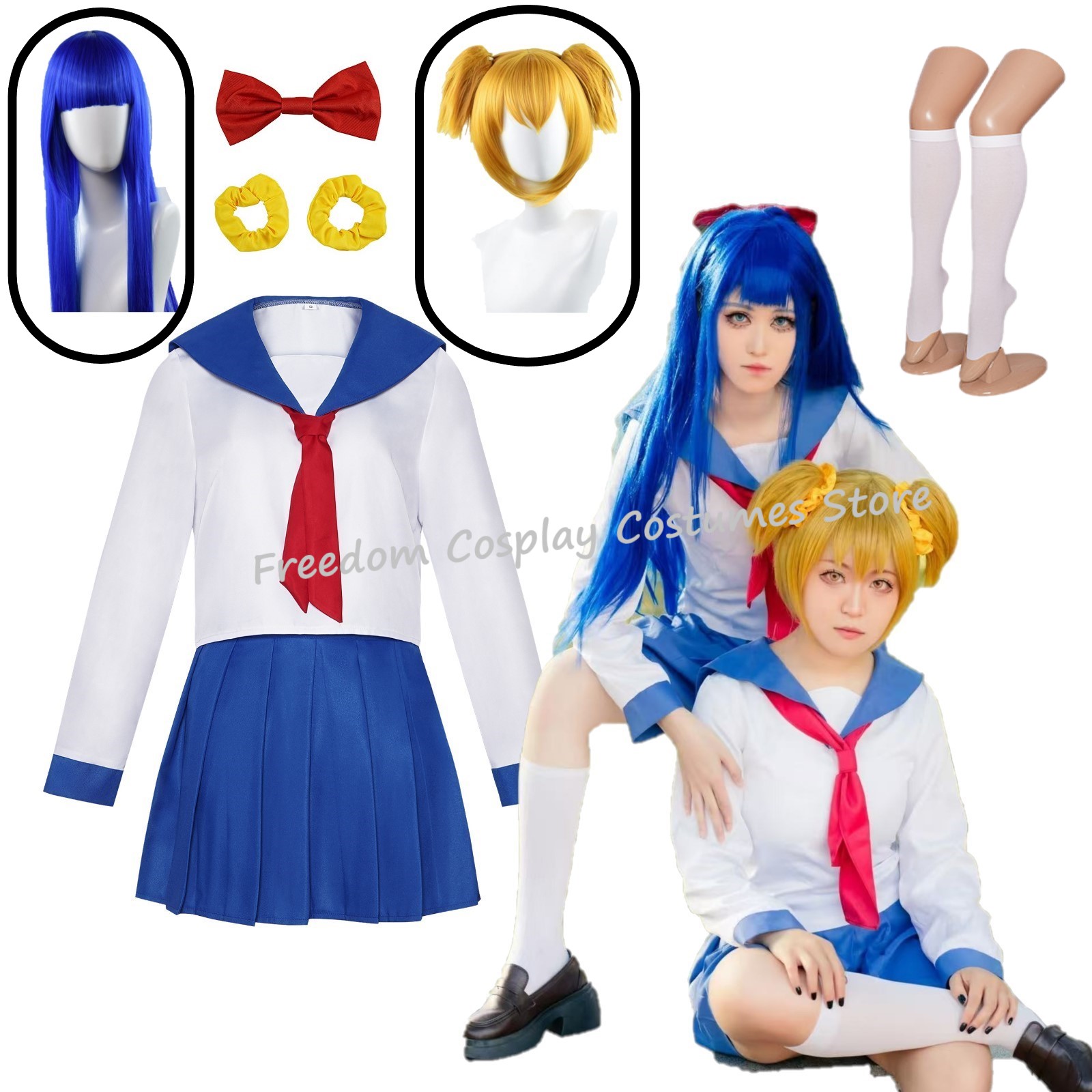 Formal Skirt - Disfraz de cosplay de Popuko Pipimi