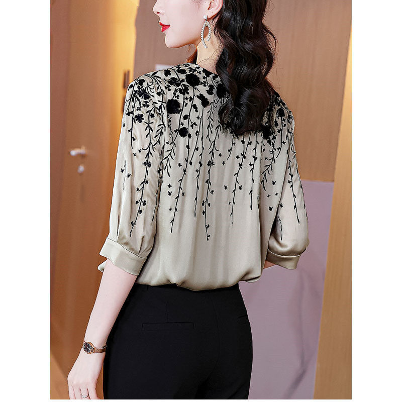 Blusa de satén de seda para mu - Silk Blouse reseña y precio