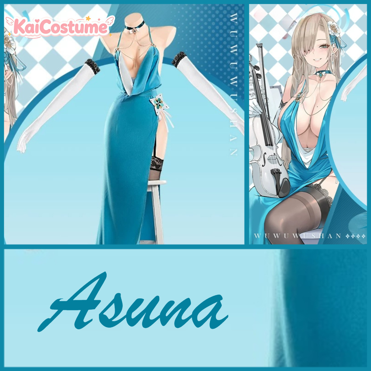Disfraz de cosplay de Asuna de - Evening Gown reseña y precio