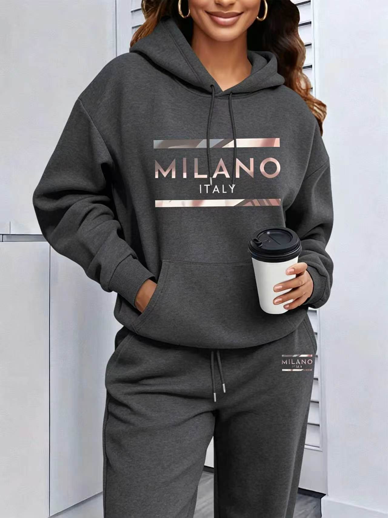 Conjunto de sudadera con capuc - Womens Suit reseña y precio