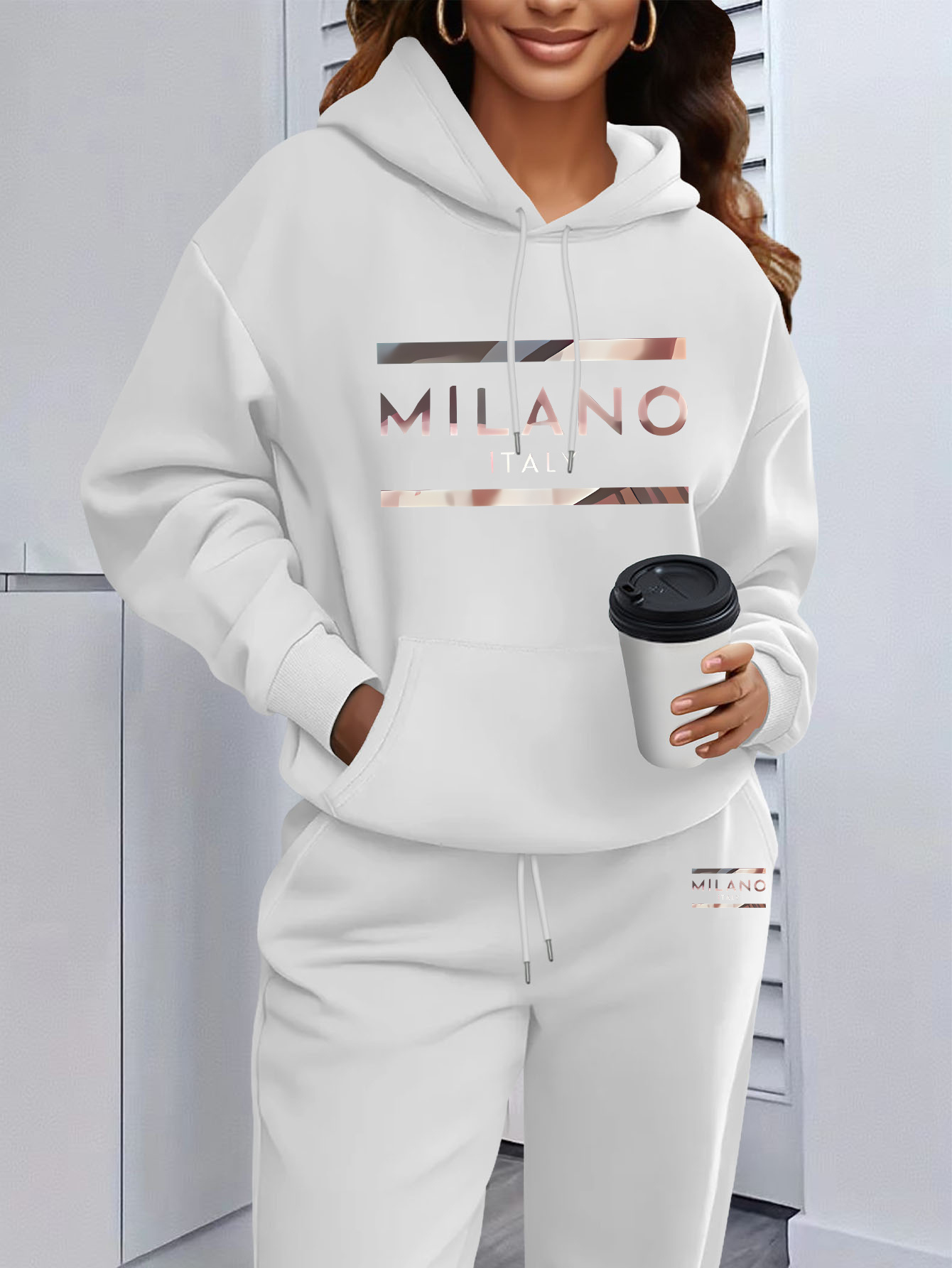 Conjunto de sudadera con capuc - Womens Suit reseña y precio