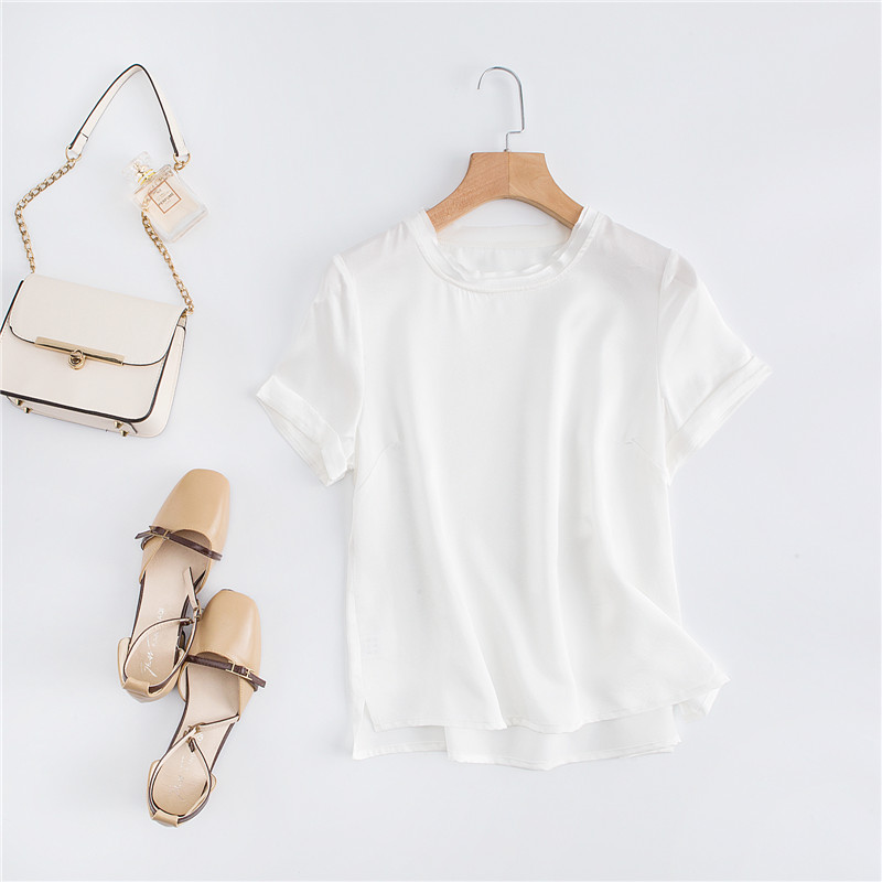 Blusa deportiva de seda de hie - Silk Blouse reseña y precio