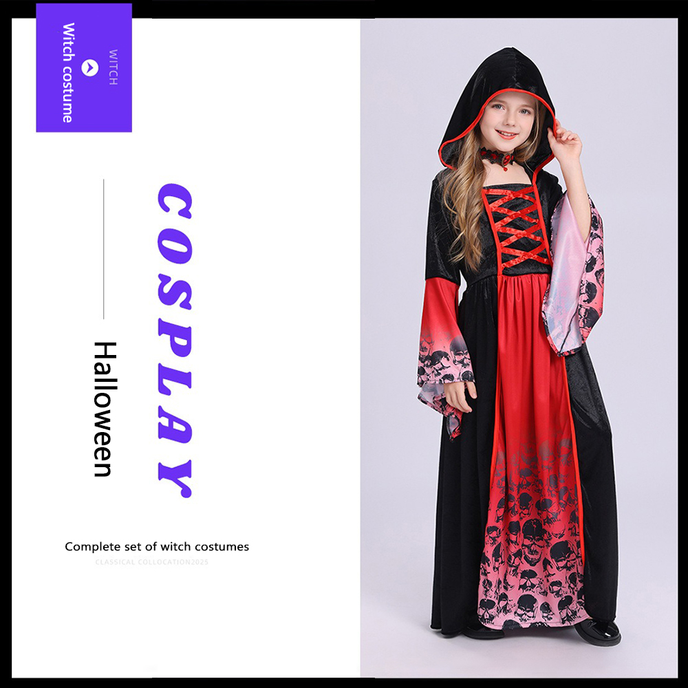 Disfraz de Bruja Rojo y Negro  - Women'S Red Formal Wear reseña y precio