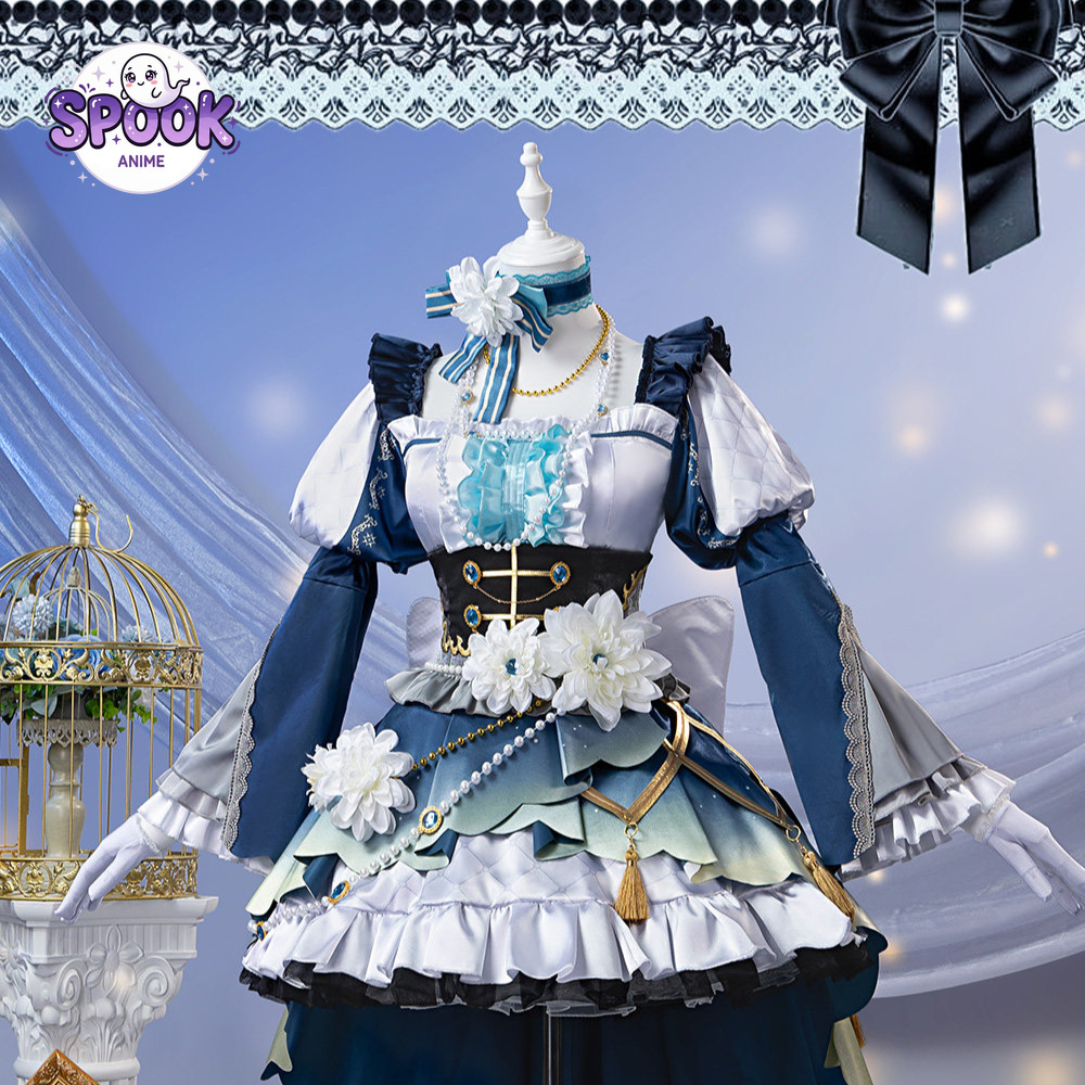 Vestido Lolita Azul y Blanco,  - Evening Gown reseña y precio